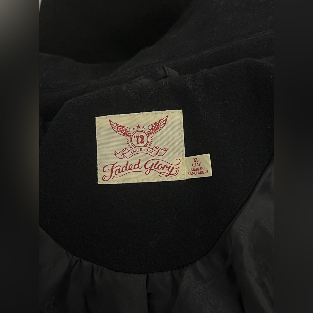 Black Peacoat - Picture 4 of 6